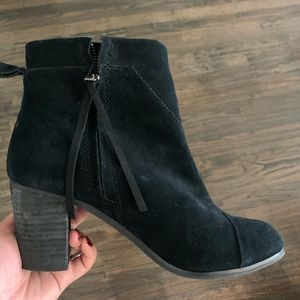 TOMs booties.  Very comfortable and super cute!